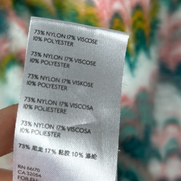 Anthropologie “Soft Fuzzy” Marble Watercolor Print Top - Picture 5 of 5